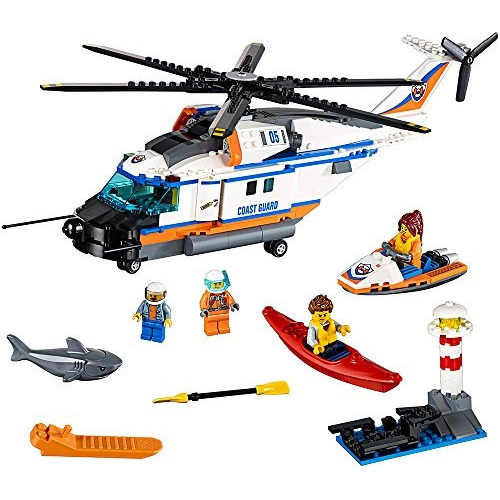 Lego City Coast Guard Heavy-duty Rescue Helicopter 60166 Kit