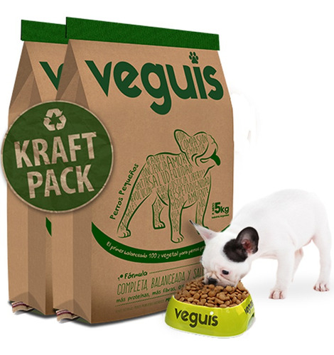 Pack Veguis Perros Pequeños X 2 ( 10 Kgs) Envíos Gratis