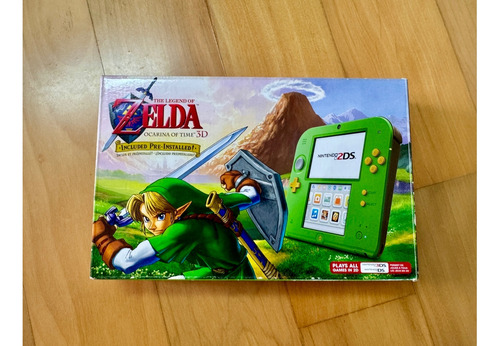Console Nintendo 2ds Bundle Zelda Cib Verde