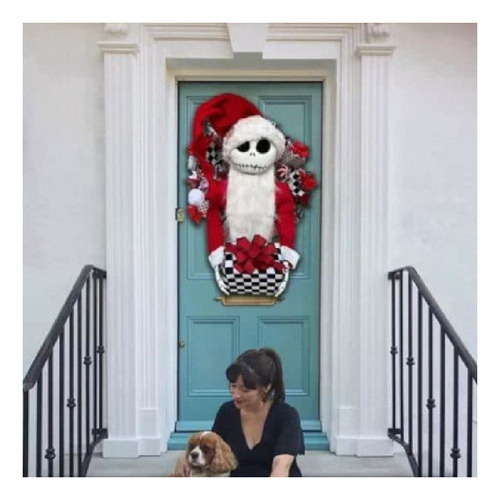 Corona Jack Skellington Pesadilla Antes Navidad .