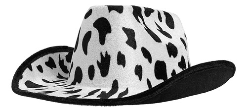Sombrero Vaquero Con Estampado Vaca Para Hombres Mujeres Y N