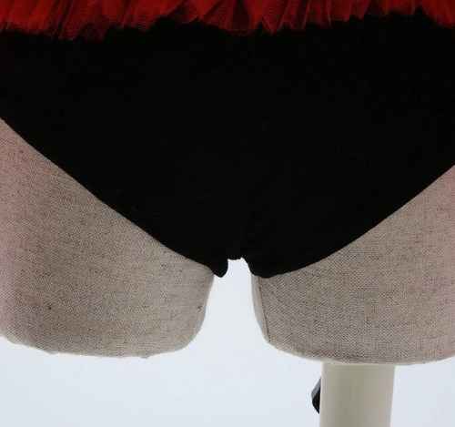 Imagem 4 de 9 de Vestido Infantil Minnie Luxo Com Arco Saia Voal E Laço Cetim