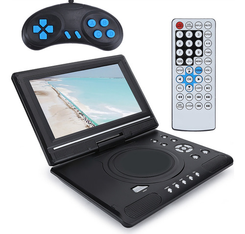 Reproductor De Dvd Móvil Portátil De 9,8 Pulgadas, Mini Tele