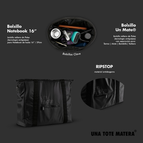 Imagen 4 de 10 de Una Tote Matera - Militar
