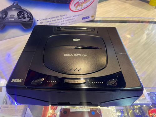 Console Sega Saturn Americano Preto