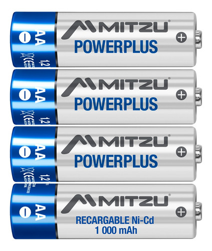 Batería Recargable Aa De Ni-cd Mp-4xaa1000