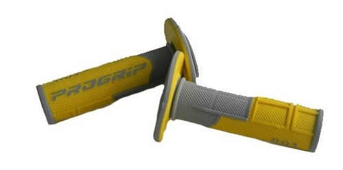 Puños Pro Grip Progrip Manoplas Motocross Gris Amamoto 