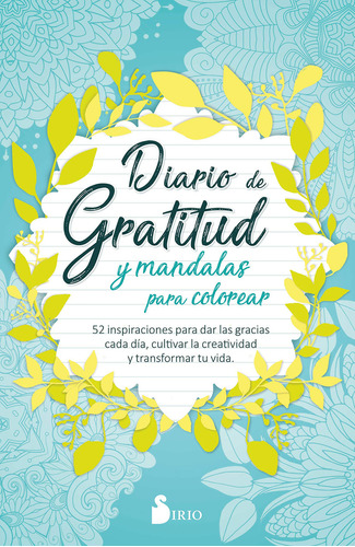 Diario De Gratitud Y Mandalas Para Colorear - Libro Original