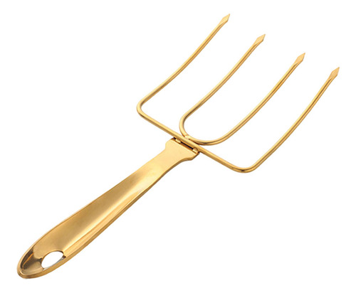 Turquía De Acero Inoxidable, Tenedor De Aves De Corral, Oro