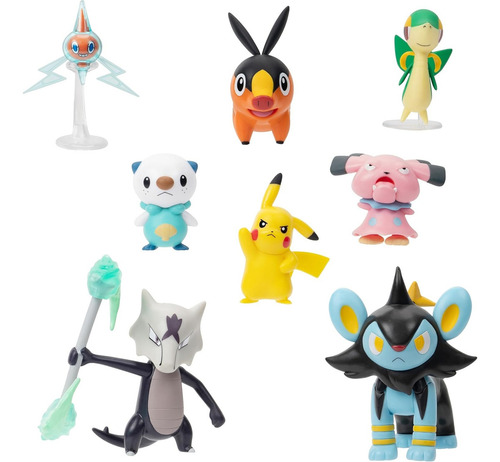Pokemon Battle Ready Multi Pack 8figuras Jazwares Y Pokemon