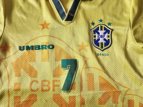 Camisa Da Seleção Brasileira Copa Do Mundo 1994 Umbro Bebeto