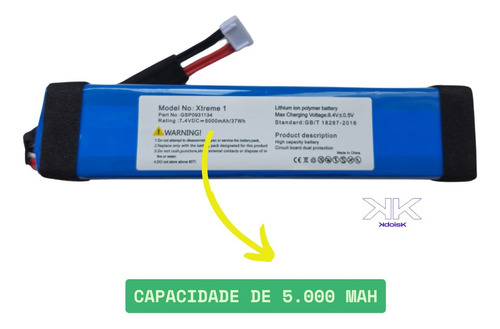 Bat-eira Xtreme 1 Para Jbl Com Duração Extrema Nova