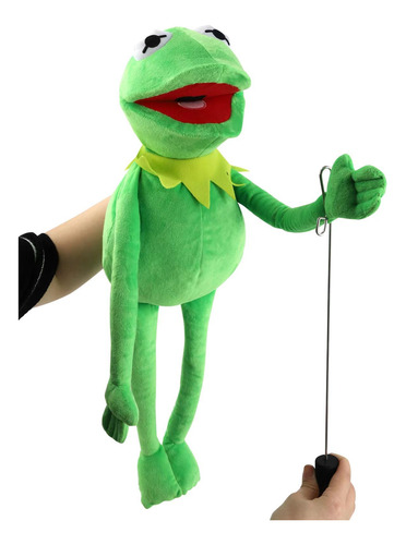 Kermit - Juego De Marionetas De Rana Con Varilla De Control,