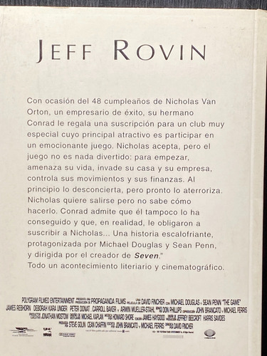 El Juego Jeff Rovin Editorial Plaza & Janes (Usado)