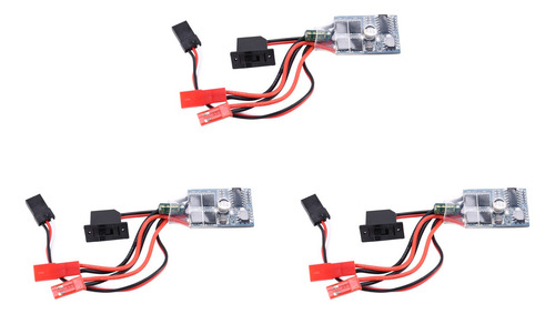 Controlador De Velocidad De Motor Cepillado 3x Rc Esc 10a Pa
