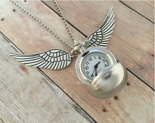 Snitch Reloj Alas Collar Gira Tiempo Hermione Harry Potter D