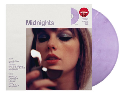 Taylor Swift Midnights (versão Target / Vinil Lavanda)