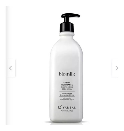 Crema Hidratante Yogurt Probiotico Biomilk Yanbal Fragancia Aroma