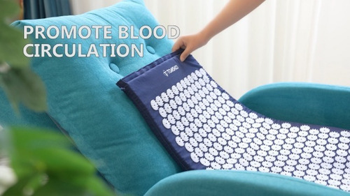 Juego De Acupresión, Alfombrilla De Acupresión Y Almohada Co