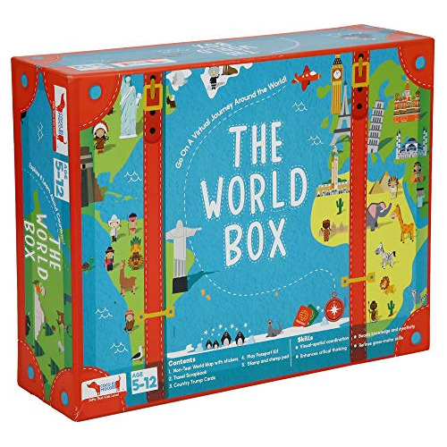 World Box - Juego De Geografía Mapa Del Mundo Niños