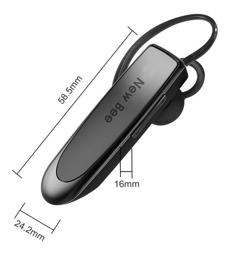 Imagen 3 de 8 de Manos Libres Auricular Bluetooth 24 Horas De Batería