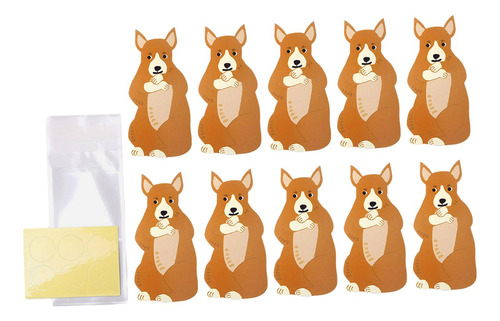 10 Pçs Saco De Embalagem De Biscoitos Sacos De Canguru
