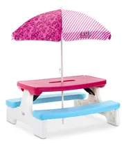 Comprar Little Tikes Mesa Portatil C\u002F Bancas 4 Niños Picnic Juegos 