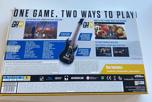 Guitar Hero Live Guitar Bundle Activision Ps4 Físico (Usado)
