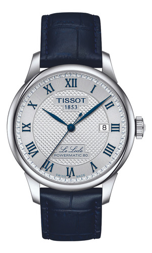 Reloj Hombre Tissot T006.407.11.033.03 Le Locle Color De La Correa Plateado Color Del Bisel Plateado Color Del Fondo Plateado