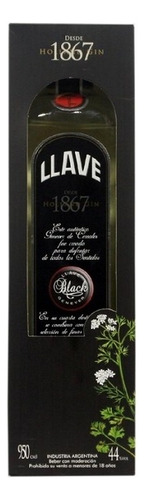 Legítima Ginebra Llave Black 700ml - Ayres Cuyanos