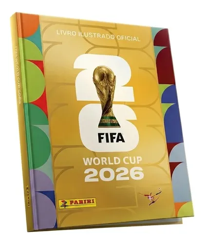 Álbum Capa Dura Ouro Copa Do Mundo 2026 - Colecionador