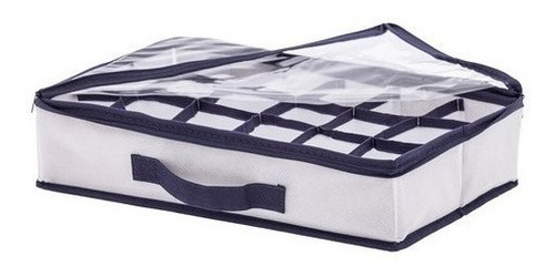 Imagem 1 de 3 de Organizador Calcinha Cueca Meia Lingerie - Tnt 18 Divisórias