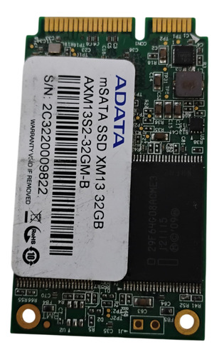 Msata Ssd Axm13s2-32gm-b 32gb Adata P/notebook /cn Verde-musgo (Usado)