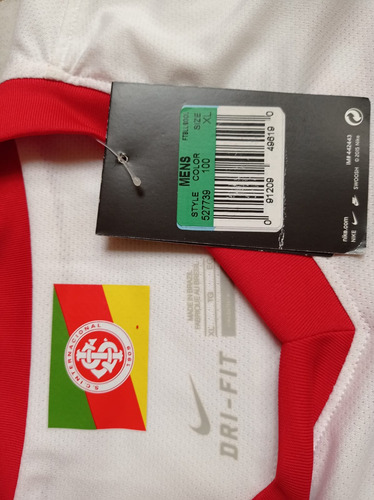 Jersey Inter De Porto Alegre Original Con Detalle No Boca (Usado)