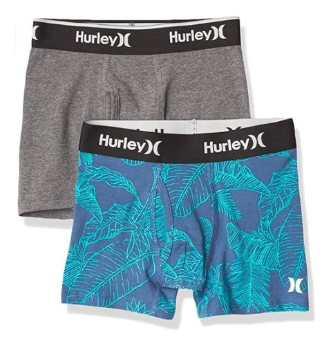 Calzoncillos Hurley Boxer Pack X2 De Algodón Niños Y Jovenes