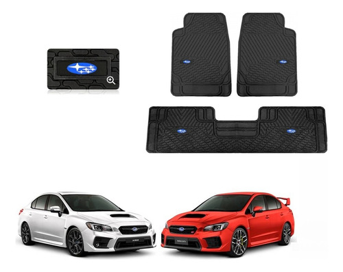 Tapetes Big Truck 3pz Logo Subaru Wrx 2015 A 2019 2020 2021