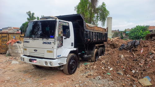 Ford Cargo 26-32 Ano 2008 Tracado Caçamba Com Leque 10 Mts N