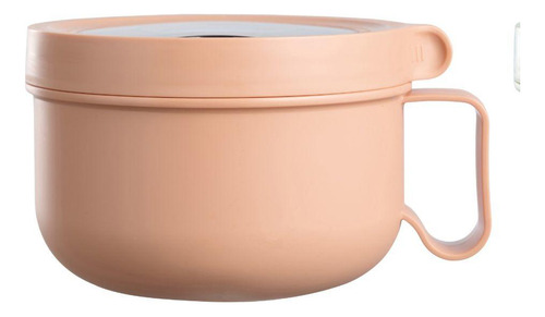 Contenedor De Comida Con Cuchara Rosado
