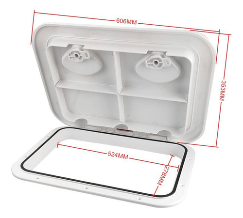 Tapa De Escotilla De Acceso A Cubierta De 353 Mm X 606 Mm