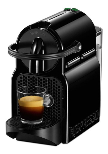 Cafeteira Nespresso De'Longhi Inissia D40 automática black para cápsulas monodose 220V