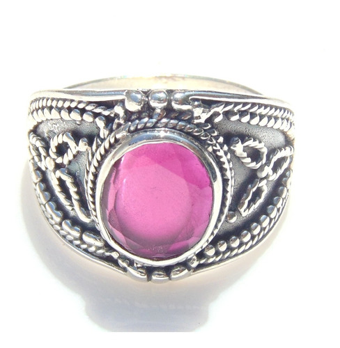 Anillo Plata Cubic Rosa Un Regalo Para Esa Persona Especial (Reacondicionado)