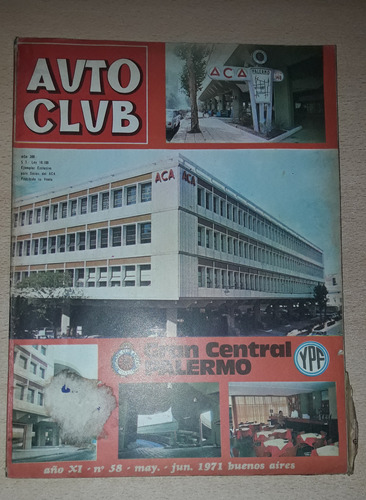 Revista Auto Club N°58 Mayo Junio De 1958