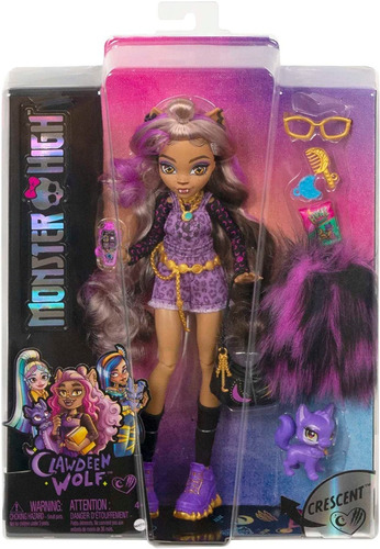 Monster High Clawdeen Wolf Mattel Nueva Edicion Sellada 