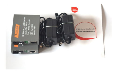 Conversor De Mídia De Fibra Gigabit De 1000 Mbps 20 Km A/b