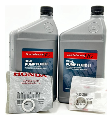 Kit Cambio Aceite Diferencial Honda + Arandelas 18 Y 20 Mm.