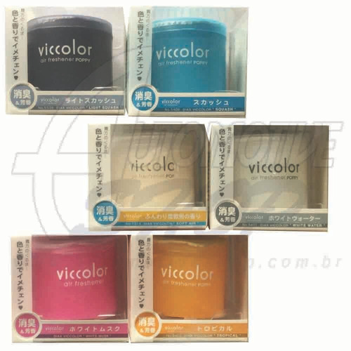 Imagem 2 de 2 de Aromatizante Odoriza Cheirinho Viccolor 85g Gel White Musk