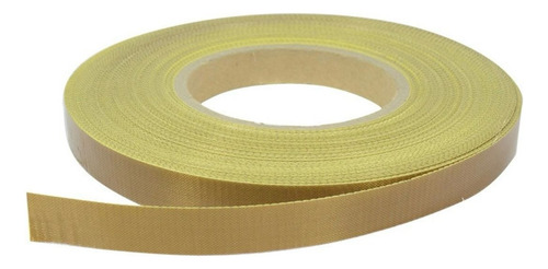 Fita Teflon P/ Seladoras Com Adesivo 15mm X 10 Metros Amarelo