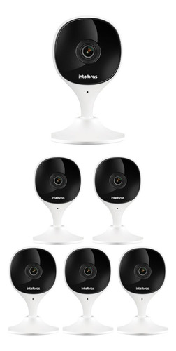 Kit 6 Câmera Wi-fi 2mp Cartão Memória 32 Gb Imx C Intelbra
