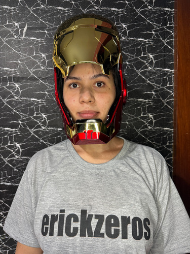 Capacete Eletrônico Comando Voz Iron Man Mk5 Homem De Ferro