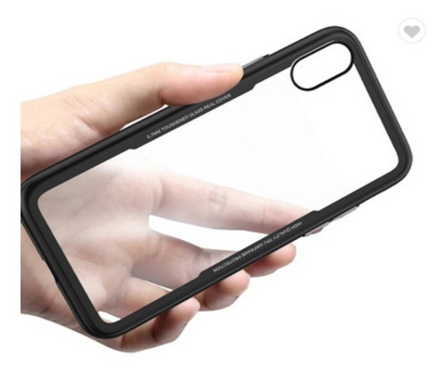 Tempered Glass Case Para iPhone X Funda Carcasa